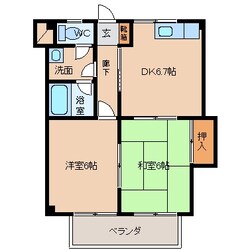 アメニティ富山の物件間取画像